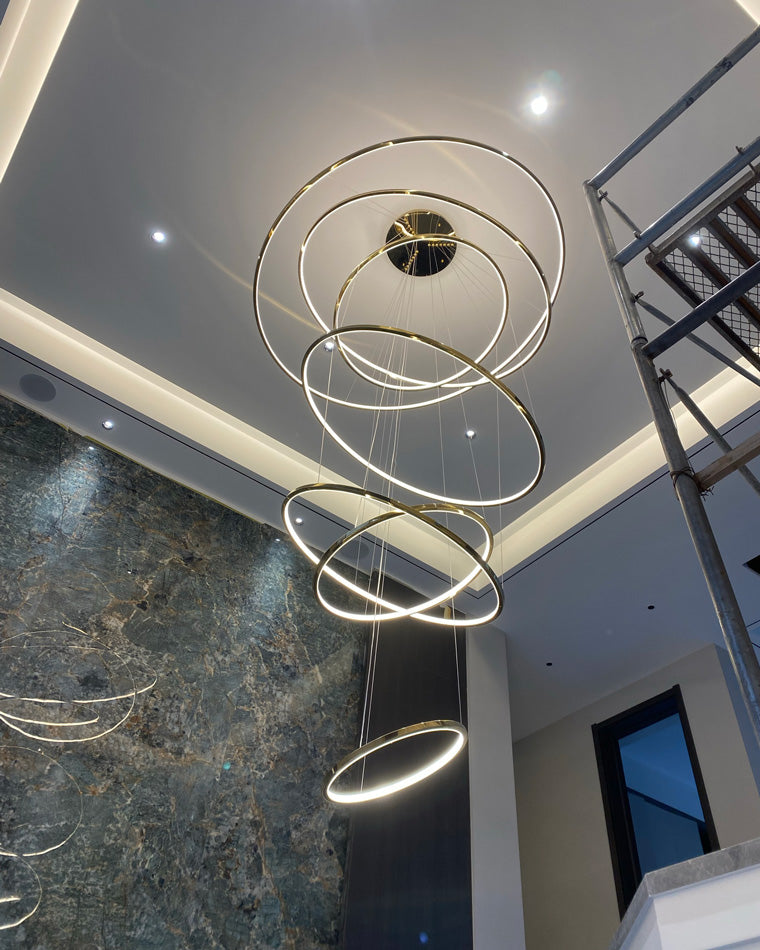 Tiered Ring LED Chandelier - LM1026 - Lumora