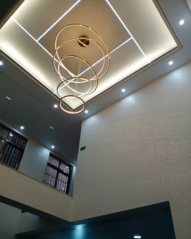 Tiered Ring LED Chandelier - LM1026 - Lumora
