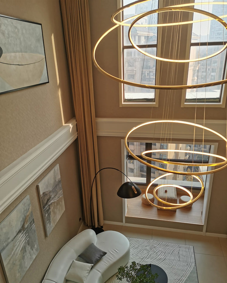 Tiered Ring LED Chandelier - LM1026 - Lumora