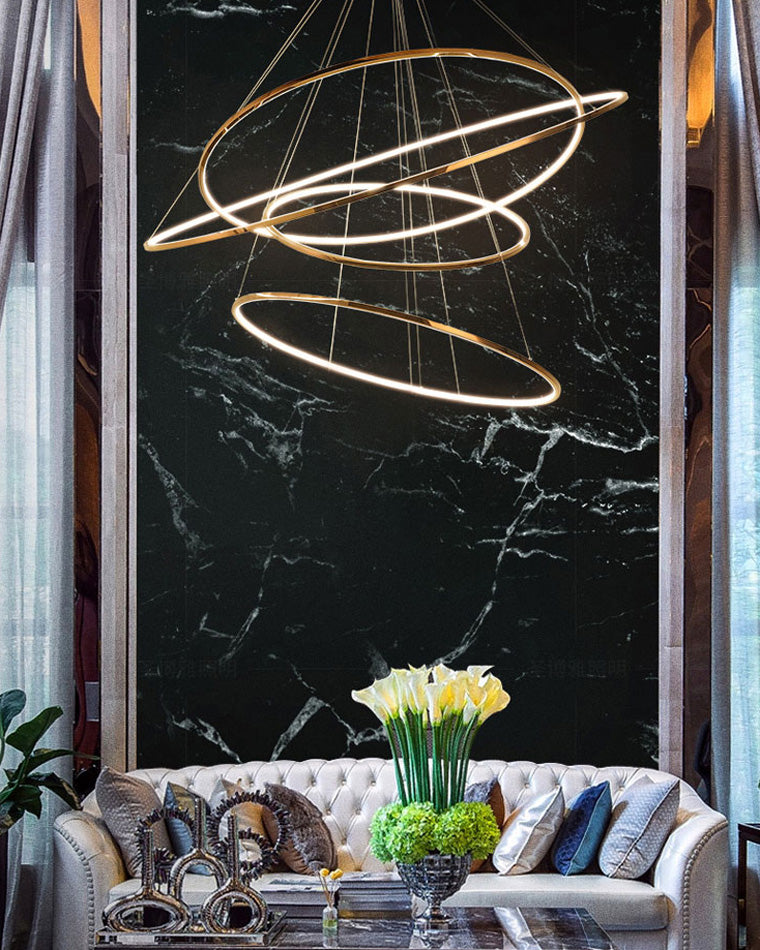Tiered Ring LED Chandelier - LM1026 - Lumora