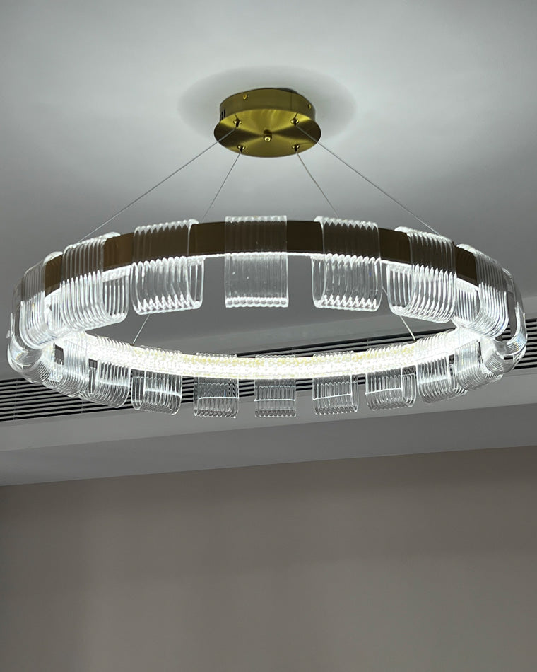 Aurelia Gold Ring LED Chandelier - LM1094 - Lumora