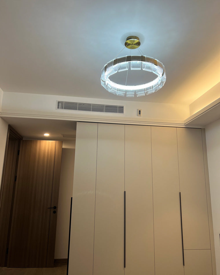 Aurelia Gold Ring LED Chandelier - LM1094 - Lumora