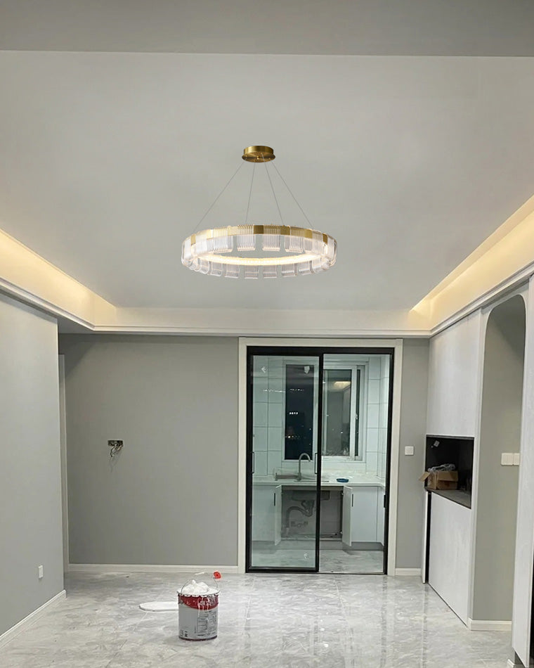 Aurelia Gold Ring LED Chandelier - LM1094 - Lumora