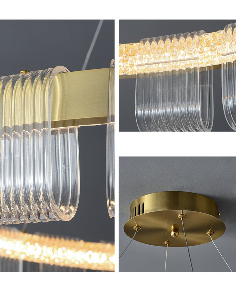 Aurelia Gold Ring LED Chandelier - LM1094 - Lumora