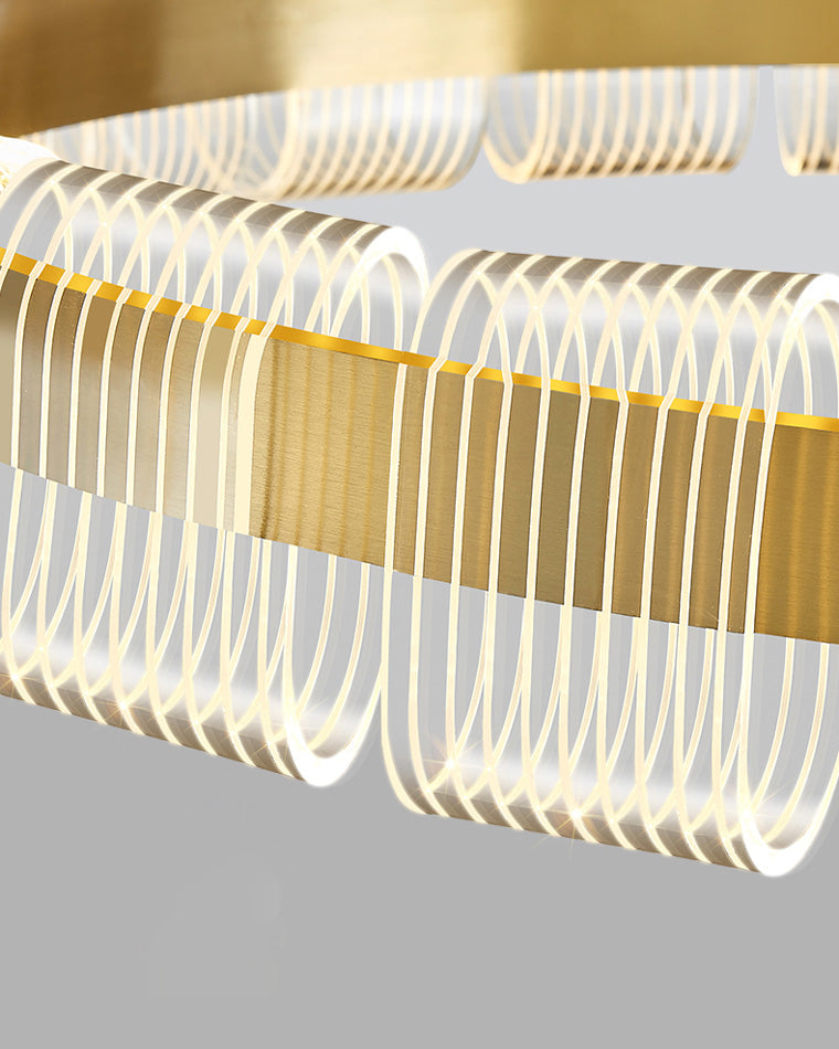 Aurelia Gold Ring LED Chandelier - LM1094 - Lumora
