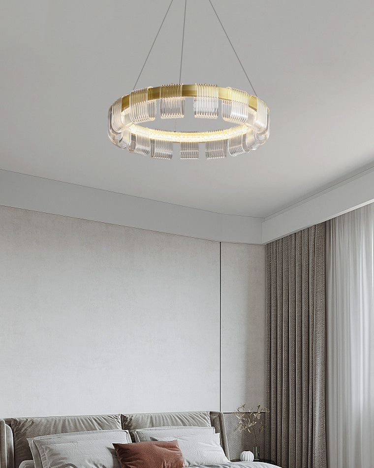 Aurelia Gold Ring LED Chandelier - LM1094 - Lumora