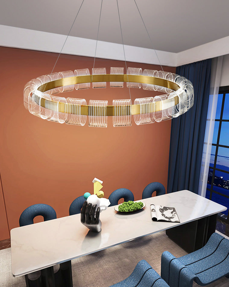 Aurelia Gold Ring LED Chandelier - LM1094 - Lumora