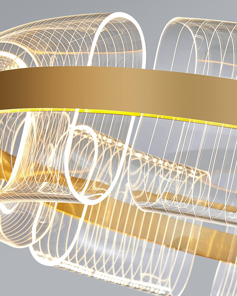 Aurelia Gold Ring LED Chandelier - LM1094 - Lumora