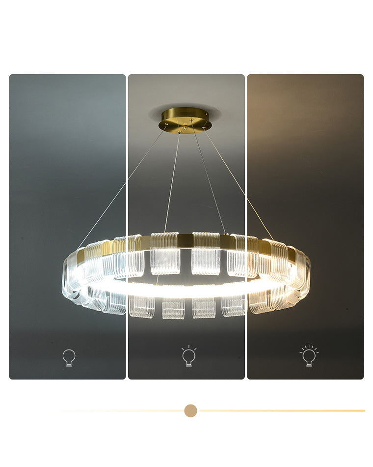 Aurelia Gold Ring LED Chandelier - LM1094 - Lumora