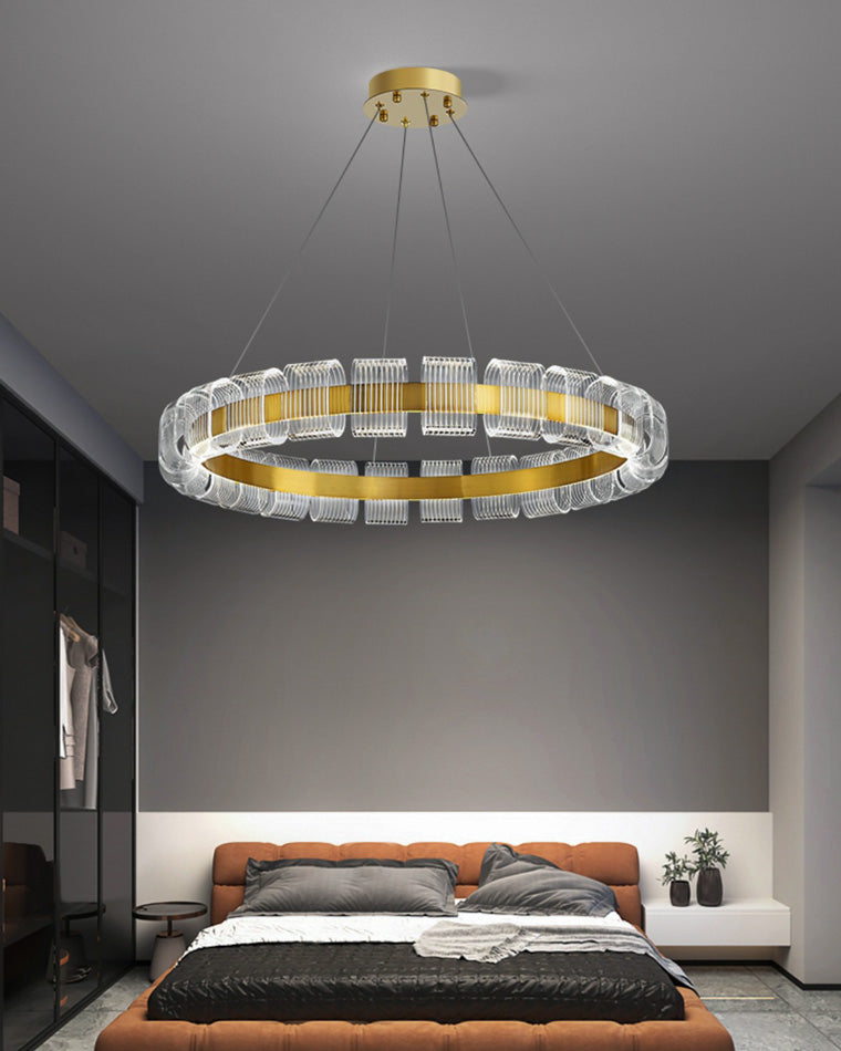 Aurelia Gold Ring LED Chandelier - LM1094 - Lumora