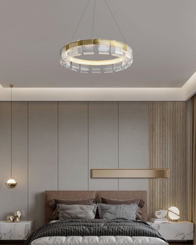Aurelia Gold Ring LED Chandelier - LM1094 - Lumora