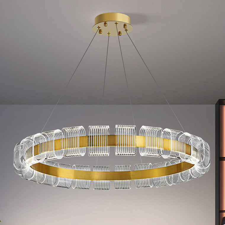 Aurelia Gold Ring LED Chandelier - LM1094 - Lumora