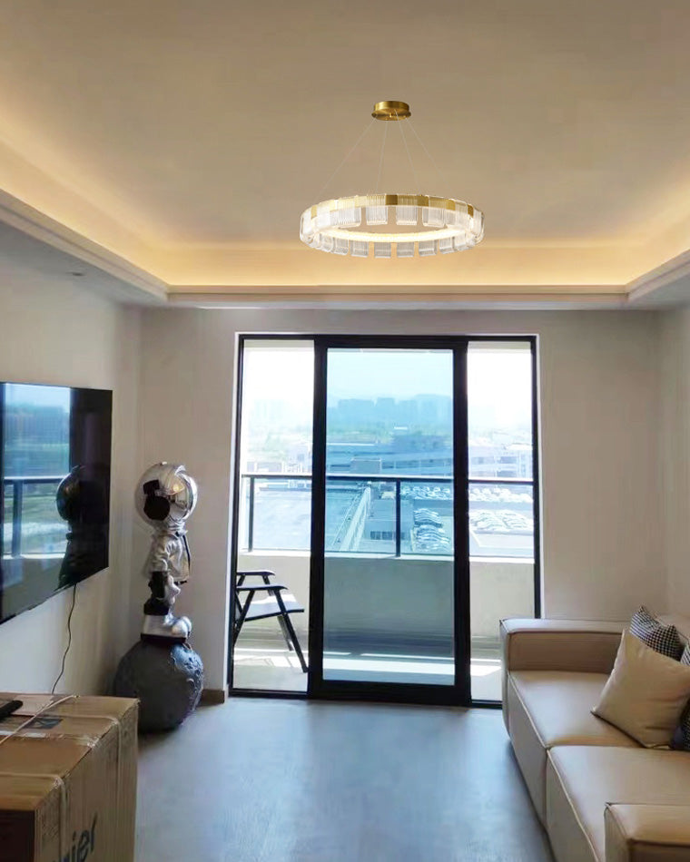 Aurelia Gold Ring LED Chandelier - LM1094 - Lumora