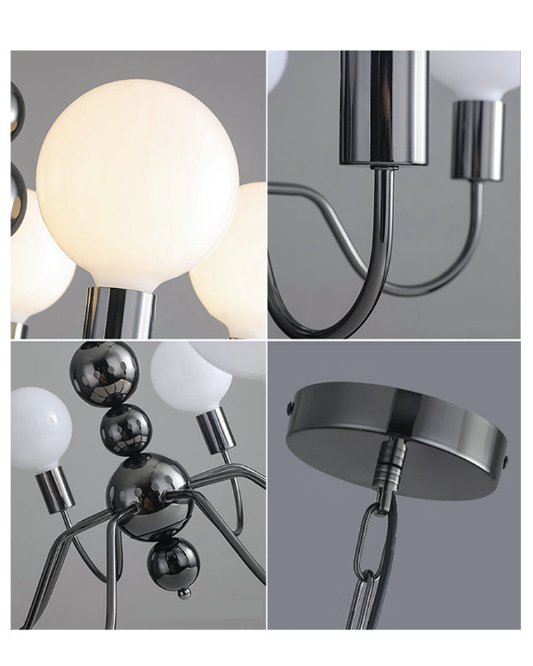 Luxury Globe Glass Chandelier - LM1086 - Lumora