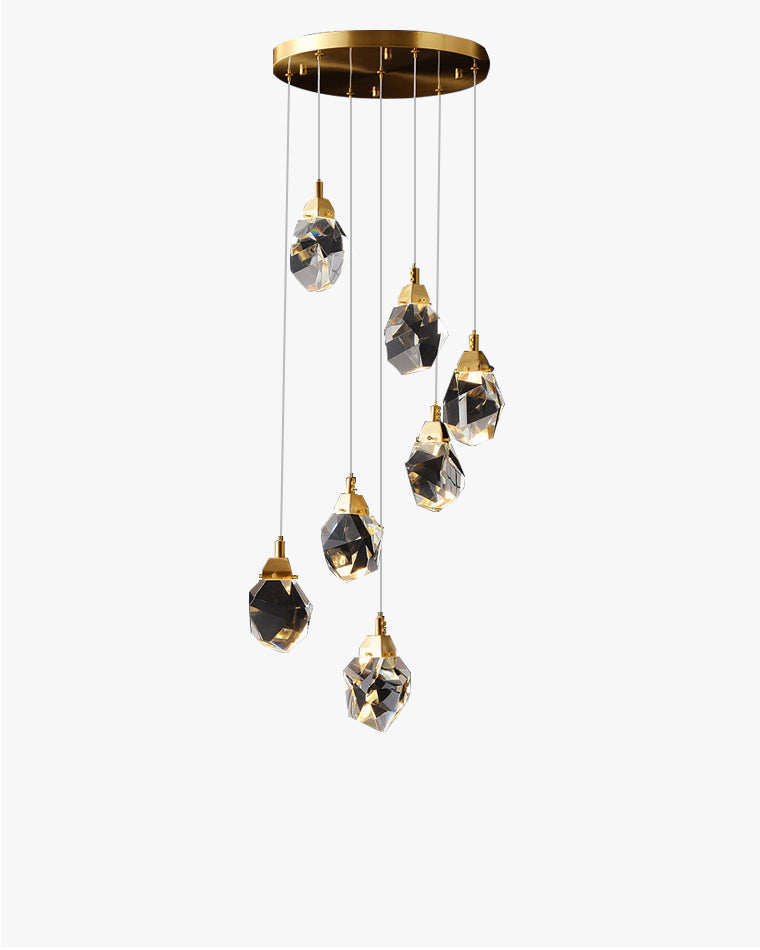 Cascading Crystal Pendant Chandelier-LM1040 - Lumora