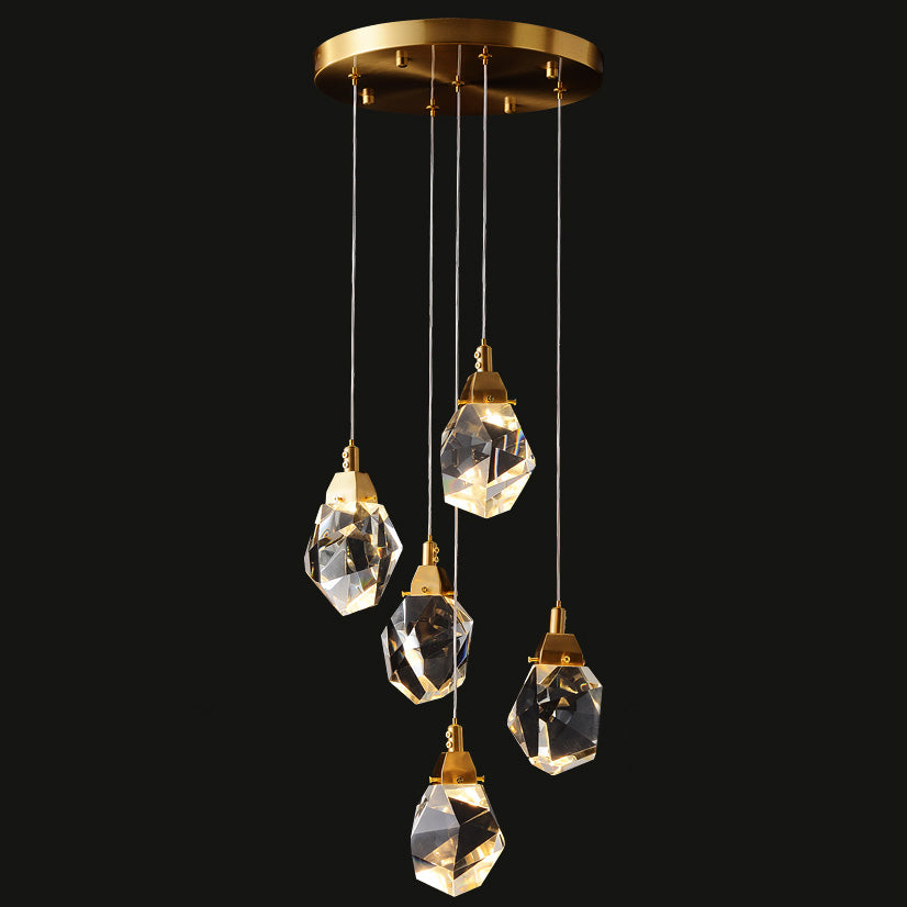 Cascading Crystal Pendant Chandelier-LM1040 - Lumora