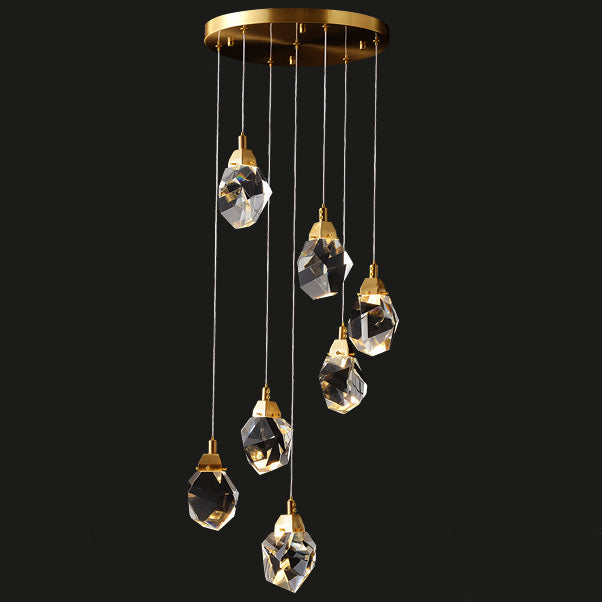 Cascading Crystal Pendant Chandelier-LM1040 - Lumora