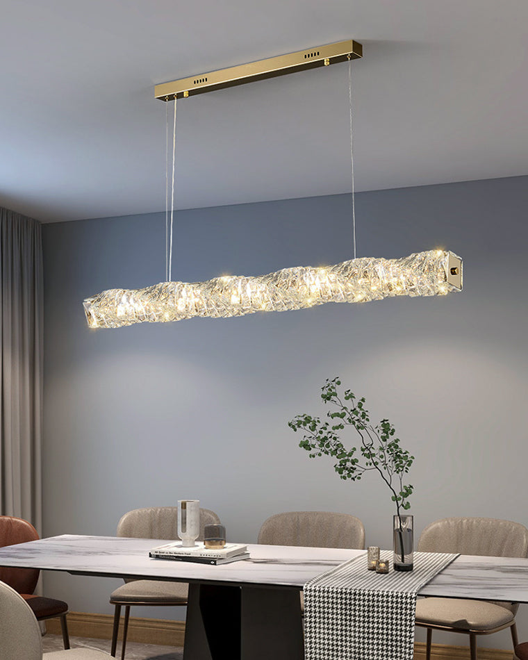Luxury Modern Crystal Linear Chandelier – LM1069 - Lumora