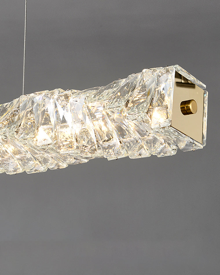 Luxury Modern Crystal Linear Chandelier – LM1069 - Lumora