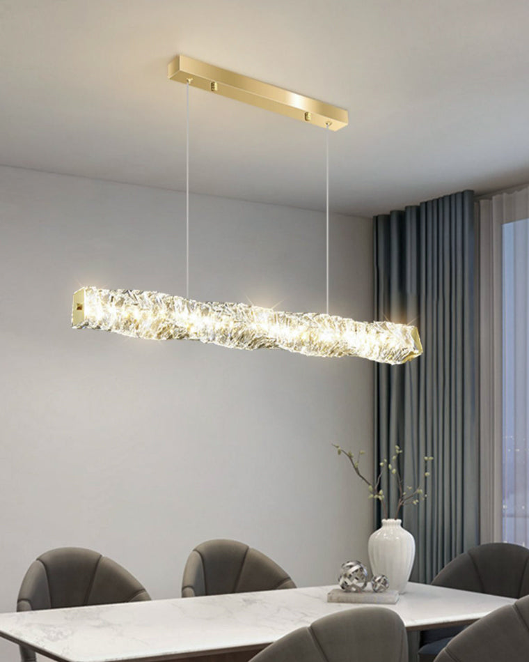 Luxury Modern Crystal Linear Chandelier – LM1069 - Lumora