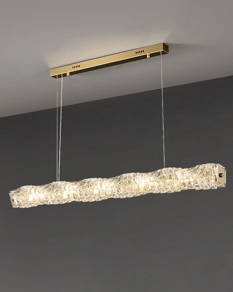 Luxury Modern Crystal Linear Chandelier – LM1069 - Lumora