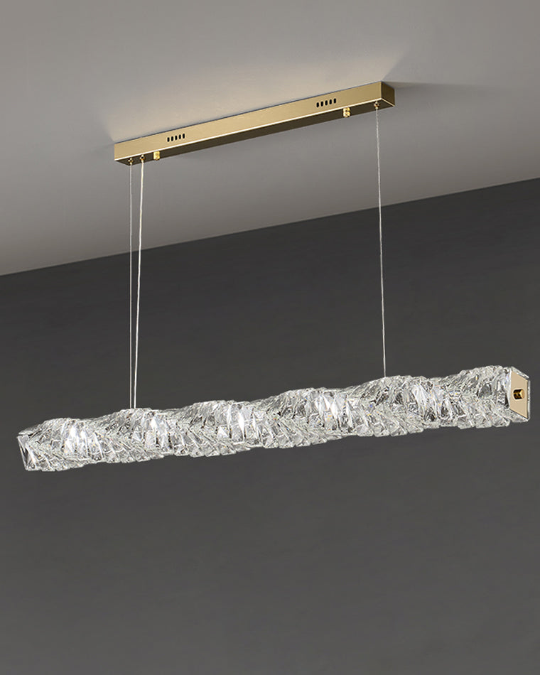 Luxury Modern Crystal Linear Chandelier – LM1069 - Lumora