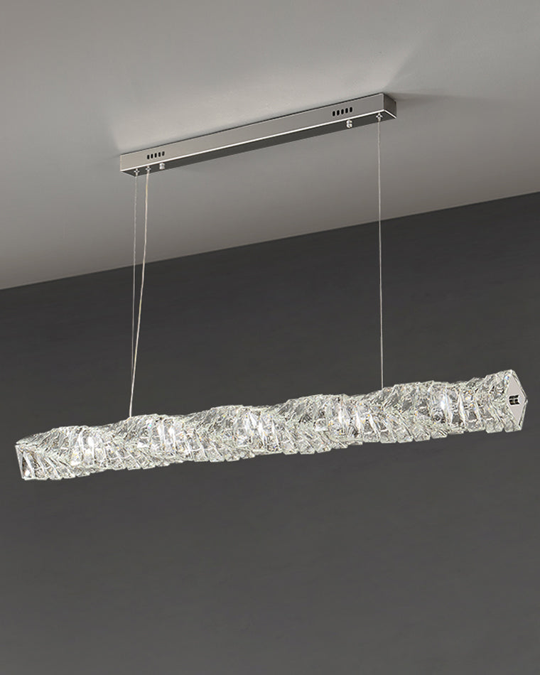 Luxury Modern Crystal Linear Chandelier – LM1069 - Lumora