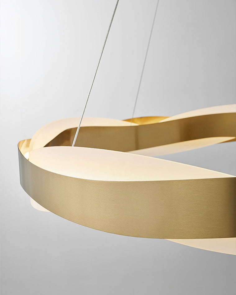 Modern Wave LED Chandelier - LM1070 - Lumora