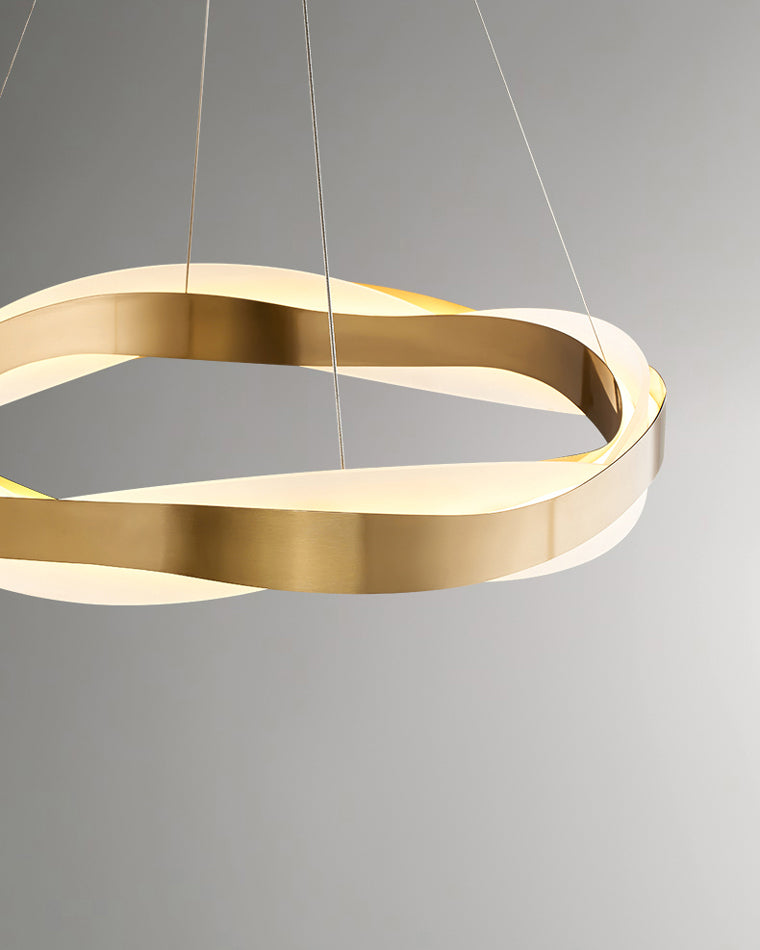 Modern Wave LED Chandelier - LM1070 - Lumora