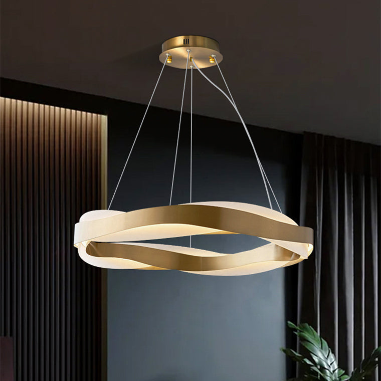 Modern Wave LED Chandelier - LM1070 - Lumora