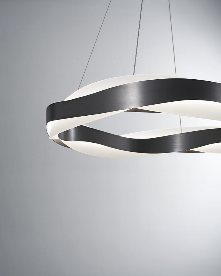 Modern Wave LED Chandelier - LM1070 - Lumora