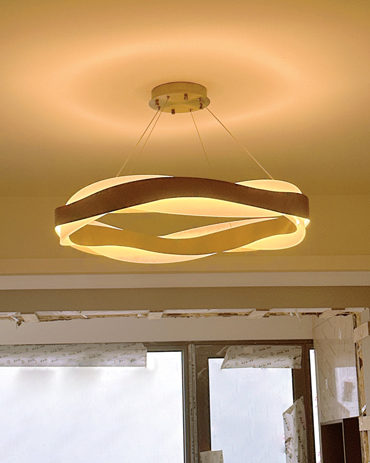 Modern Wave LED Chandelier - LM1070 - Lumora
