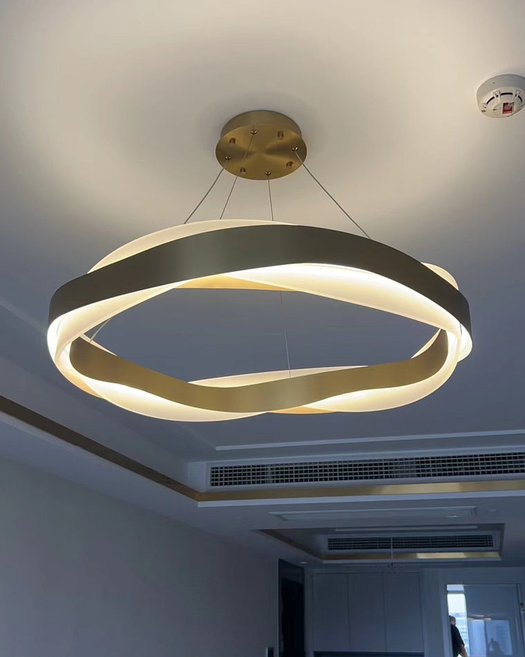 Modern Wave LED Chandelier - LM1070 - Lumora