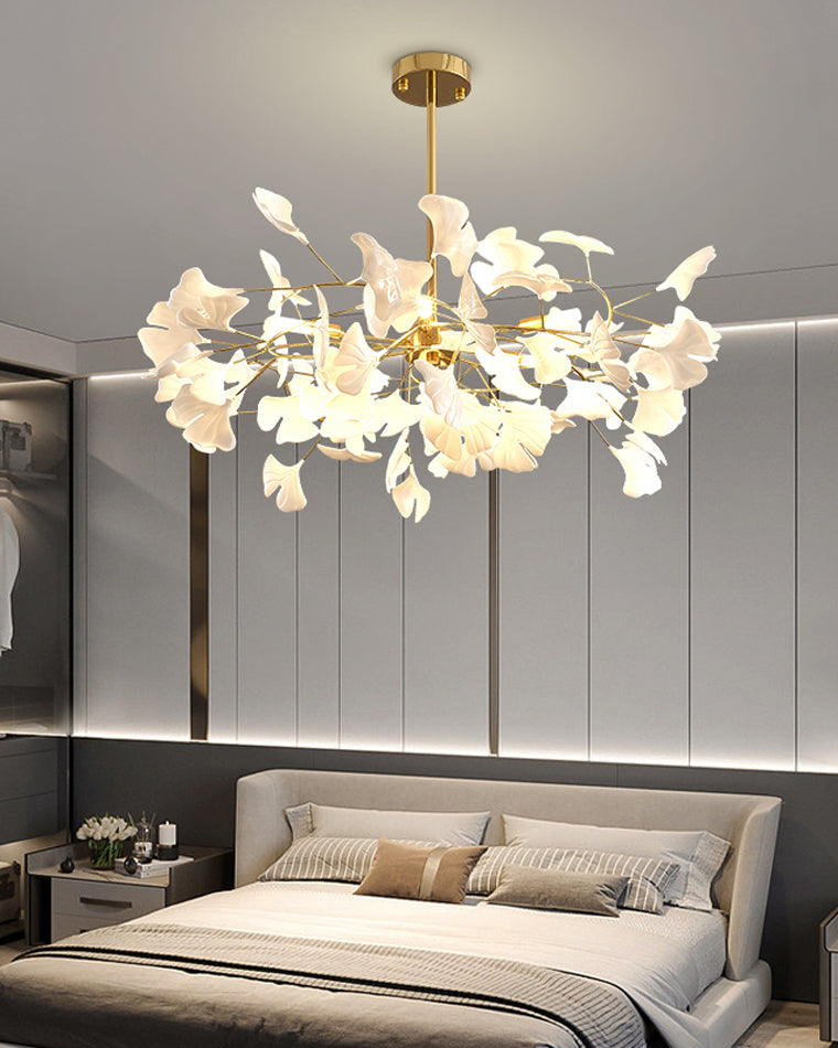 Gingko Leaf LED Chandelier - LM1035 - Lumora