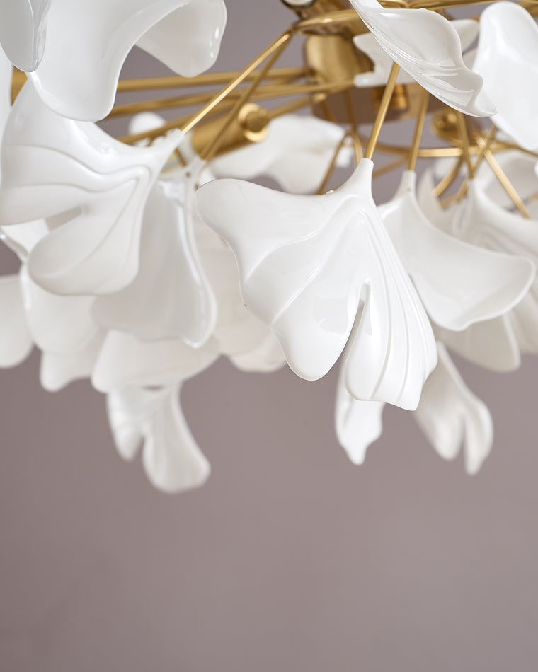 Gingko Leaf LED Chandelier - LM1035 - Lumora