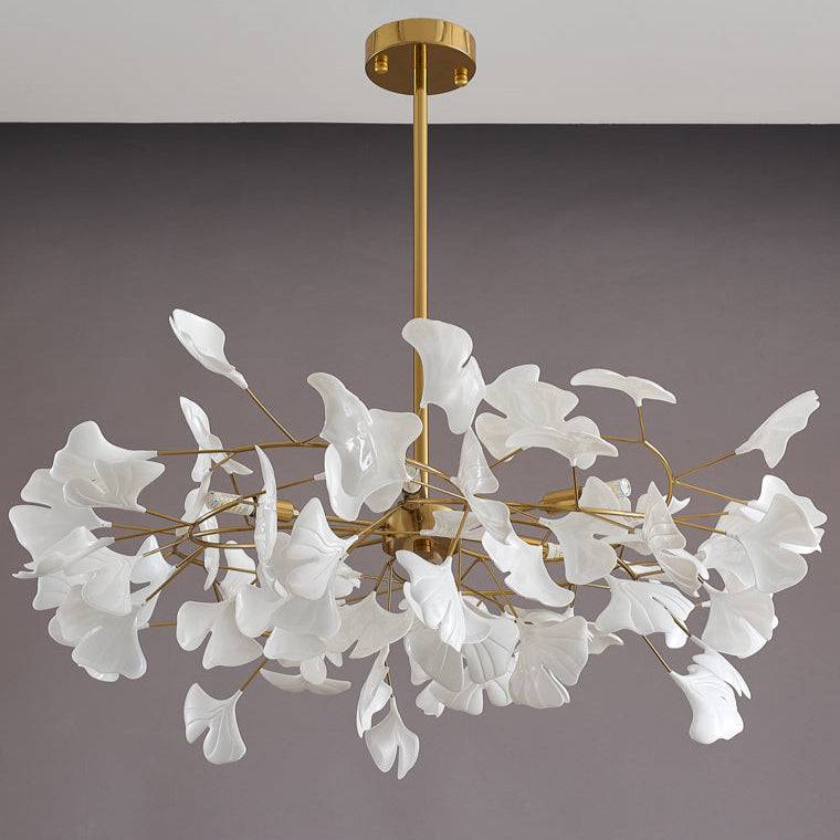 Gingko Leaf LED Chandelier - LM1035 - Lumora
