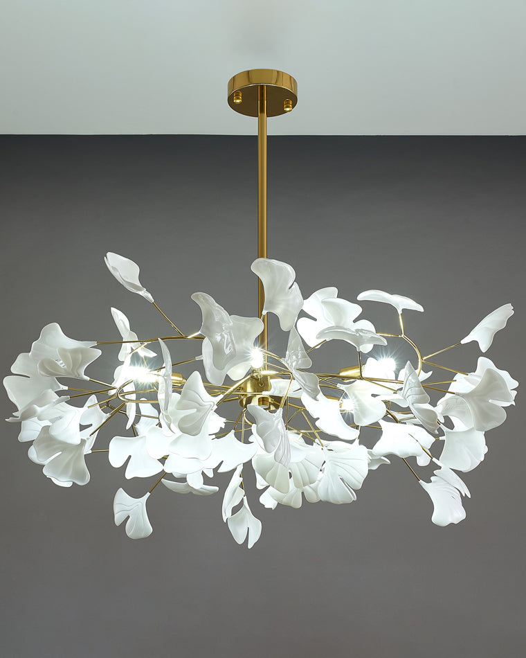 Gingko Leaf LED Chandelier - LM1035 - Lumora