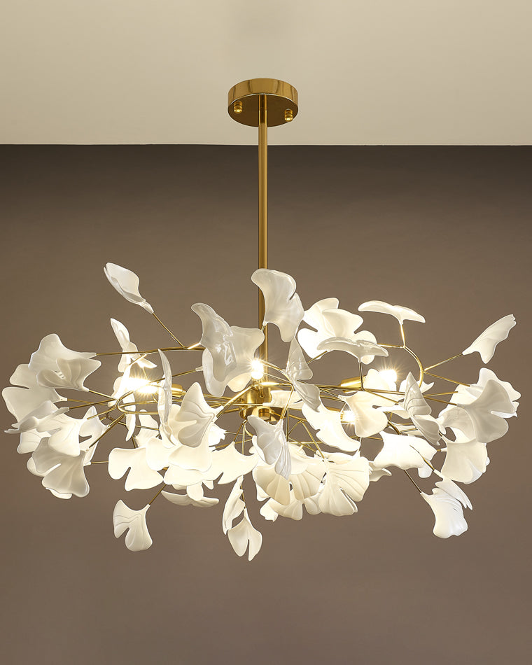 Gingko Leaf LED Chandelier - LM1035 - Lumora