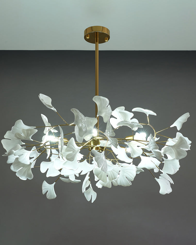 Gingko Leaf LED Chandelier - LM1035 - Lumora