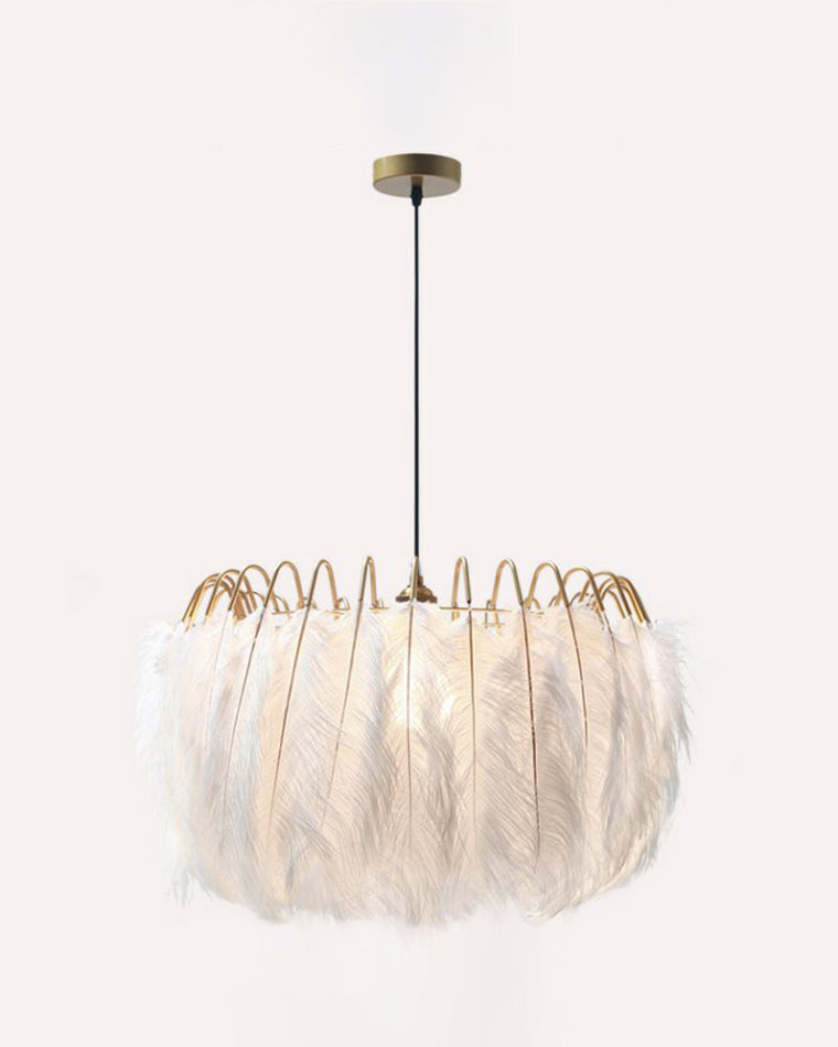 Celestia Feather Chandelier - LM1091 - Lumora