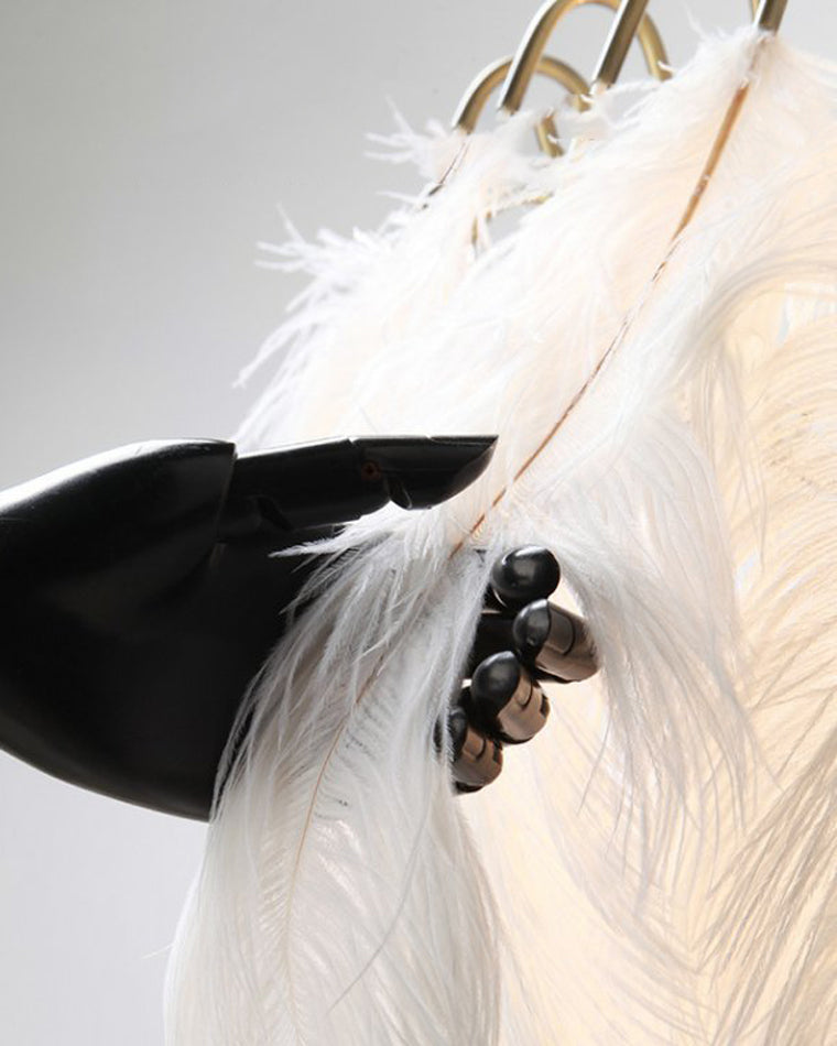 Celestia Feather Chandelier - LM1091 - Lumora
