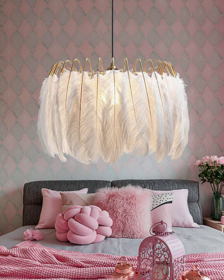 Celestia Feather Chandelier - LM1091 - Lumora