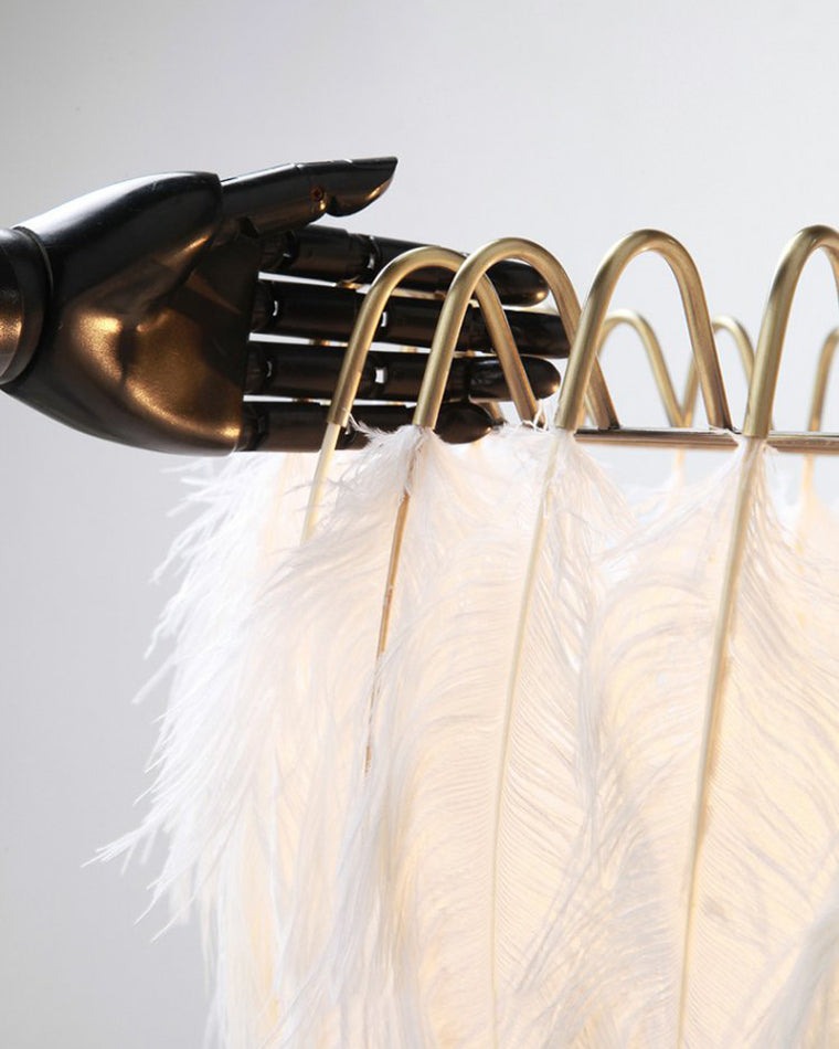 Celestia Feather Chandelier - LM1091 - Lumora