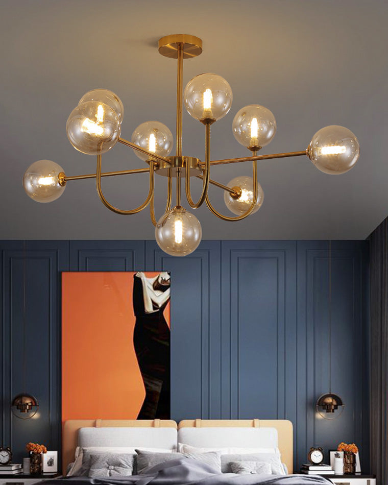 Luxury Globe Glass Chandelier - LM1082 - Lumora
