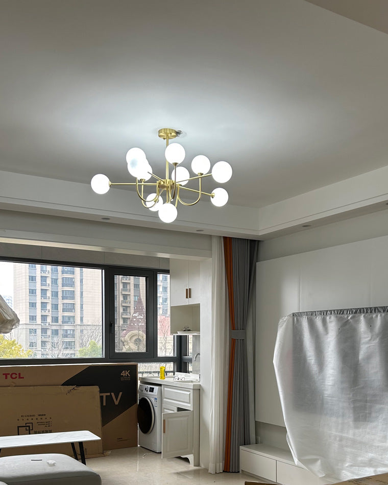 Luxury Globe Glass Chandelier - LM1082 - Lumora