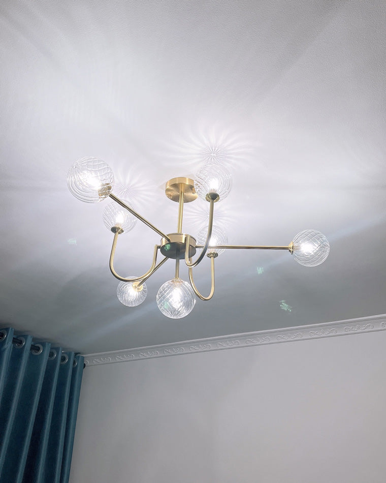 Luxury Globe Glass Chandelier - LM1082 - Lumora