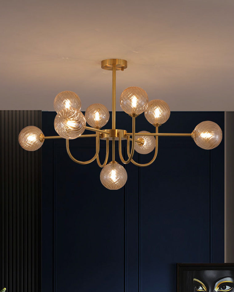 Luxury Globe Glass Chandelier - LM1082 - Lumora