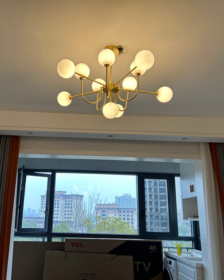 Luxury Globe Glass Chandelier - LM1082 - Lumora