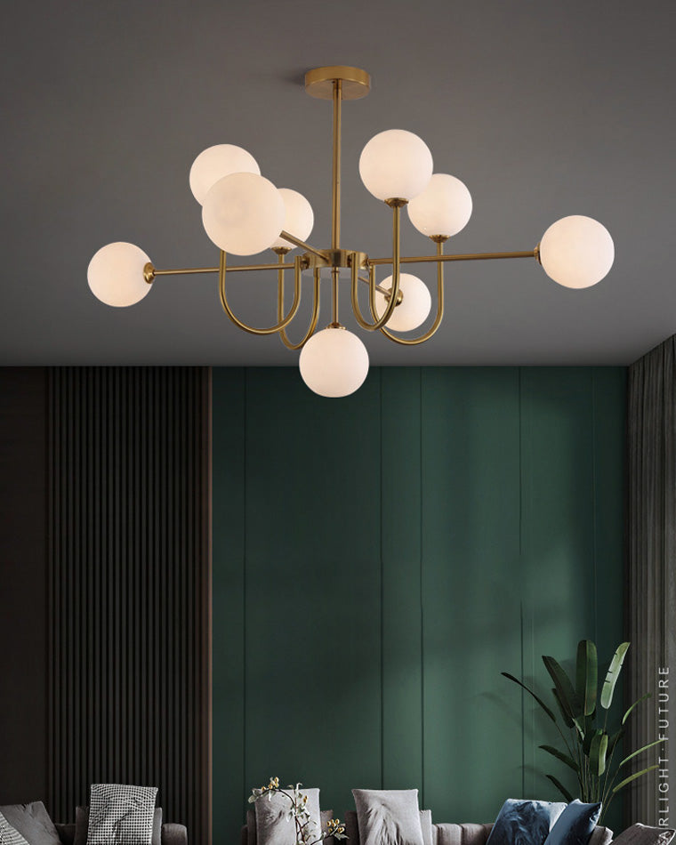 Luxury Globe Glass Chandelier - LM1082 - Lumora