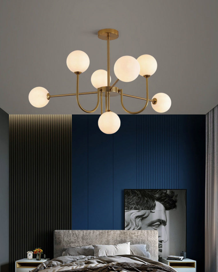 Luxury Globe Glass Chandelier - LM1082 - Lumora